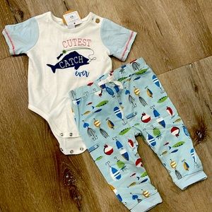 Little boy fishing outfit